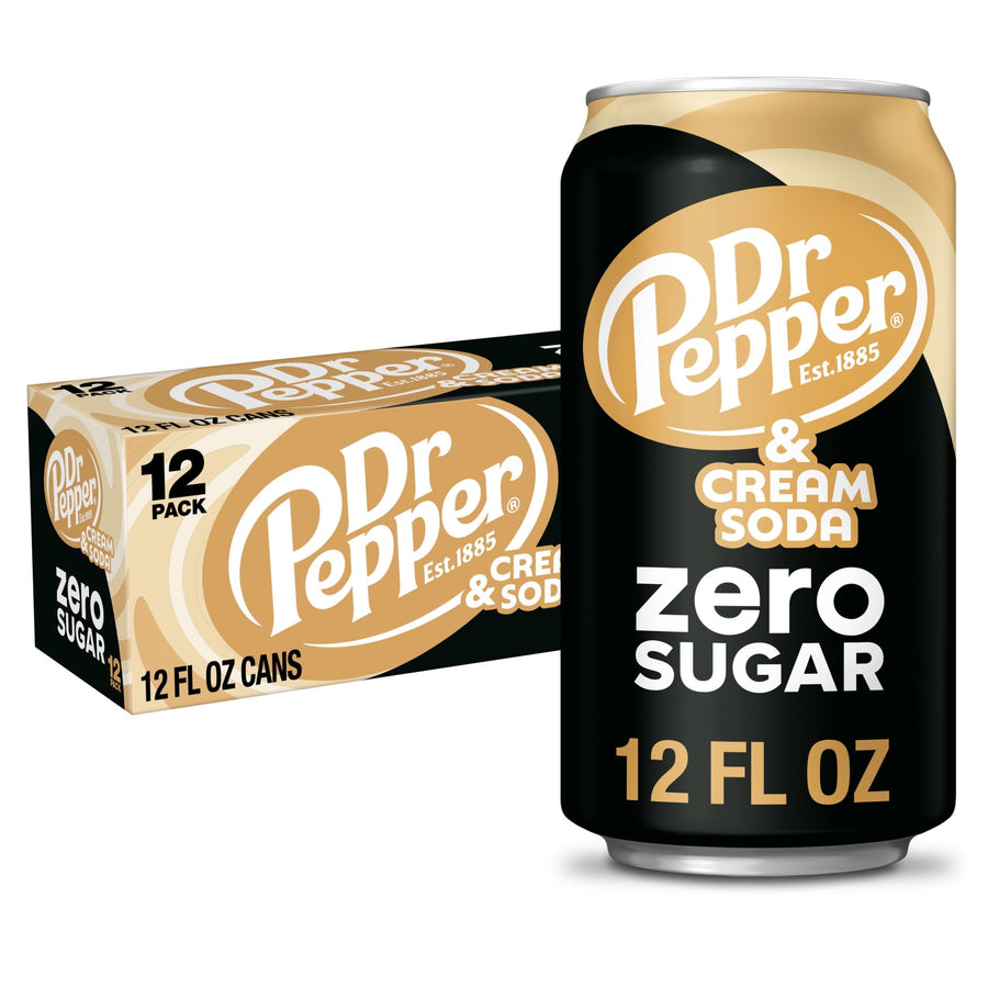 Dr Pepper & Cream Soda Zero Sugar - Lite Sip