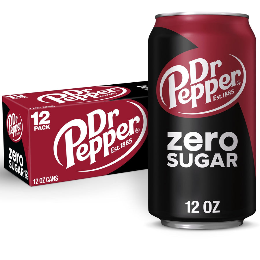 Dr Pepper Zero Sugar Soda - Simple Pack